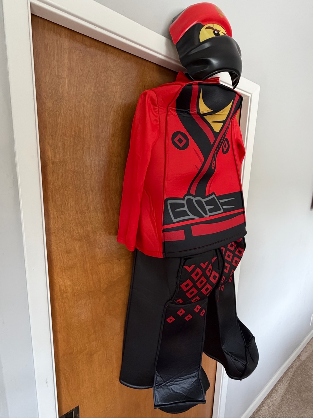 LEGO NINJAGO Kai Movie Costume Boys M 7-8 - Picture 8 of 16